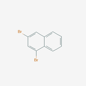 1,3-Dibromonaphthalene chemical structure (CAS 52358-73-3)