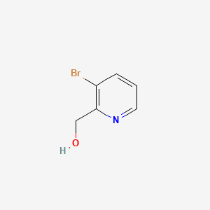 (3-Bromopyridin-2-yl)methanol chemical structure (CAS 52378-64-0)