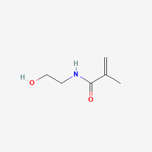 N-(2-Hydroxyethyl)methacrylamide chemical structure (CAS 5238-56-2)