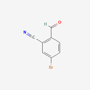4-Bromo-2-cyanobenzaldehyde chemical structure (CAS 523977-64-2)