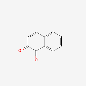 1,2-Naphthoquinone chemical structure (CAS 524-42-5)