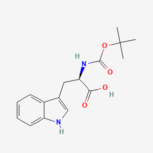 Boc-D-Trp-OH chemical structure (CAS 5241-64-5)