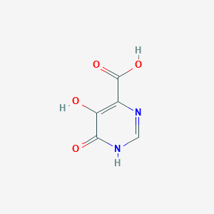 5,6-Dihydroxypyrimidine-4-carboxylic acid chemical structure (CAS 52412-10-9)