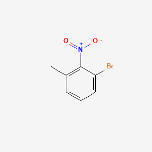1-Bromo-3-methyl-2-nitrobenzene chemical structure (CAS 52414-97-8)