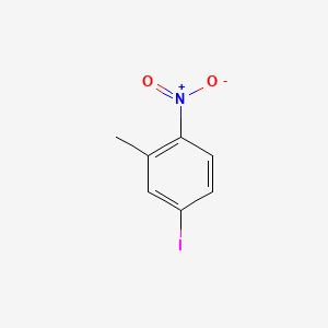 4-Iodo-2-methyl-1-nitrobenzene chemical structure (CAS 52415-00-6)