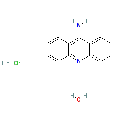 Acridin-9-amine hydrochloride hydrate chemical structure (CAS 52417-22-8)