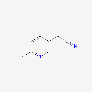 2-(6-Methylpyridin-3-yl)acetonitrile chemical structure (CAS 52426-67-2)