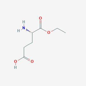 (S)-4-Amino-5-ethoxy-5-oxopentanoic acid chemical structure (CAS 52454-78-1)