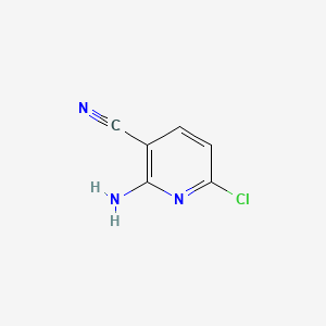 2-Amino-6-chloronicotinonitrile chemical structure (CAS 52471-07-5)
