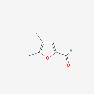4,5-Dimethylfuran-2-carbaldehyde chemical structure (CAS 52480-43-0)