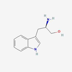 (R)-2-Amino-3-(1H-indol-3-yl)propan-1-ol chemical structure (CAS 52485-52-6)