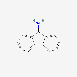 9H-Fluoren-9-amine chemical structure (CAS 525-03-1)
