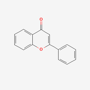 2-Phenyl-4H-chromen-4-one chemical structure (CAS 525-82-6)