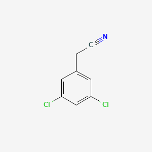 2-(3,5-Dichlorophenyl)acetonitrile chemical structure (CAS 52516-37-7)