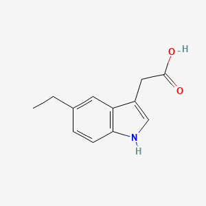 2-(5-Ethyl-1H-indol-3-yl)acetic acid chemical structure (CAS 52531-12-1)