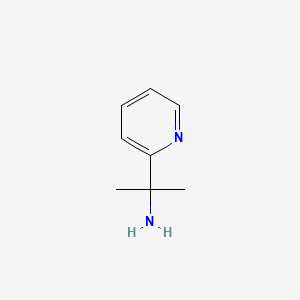 2-(Pyridin-2-yl)propan-2-amine chemical structure (CAS 52568-28-2)