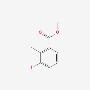 Methyl 3-iodo-2-methylbenzoate chemical structure (CAS 52570-33-9)