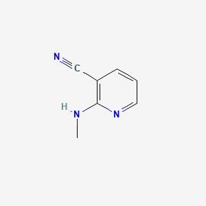 2-(Methylamino)nicotinonitrile chemical structure (CAS 52583-87-6)