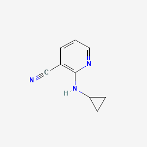 2-(Cyclopropylamino)nicotinonitrile chemical structure (CAS 52583-90-1)
