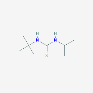 1-(tert-Butyl)-3-isopropylthiourea chemical structure (CAS 52599-24-3)
