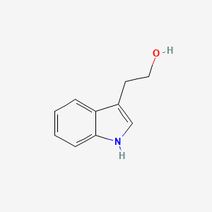 3-Indoleethanol chemical structure (CAS 526-55-6)