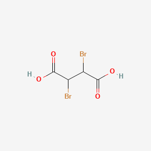 2,3-Dibromosuccinic acid chemical structure (CAS 526-78-3)