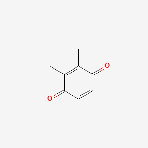 2,3-Dimethylcyclohexa-2,5-diene-1,4-dione chemical structure (CAS 526-86-3)
