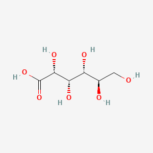 (2R,3S,4R,5R)-2,3,4,5,6-Pentahydroxyhexanoic acid chemical structure (CAS 526-95-4)