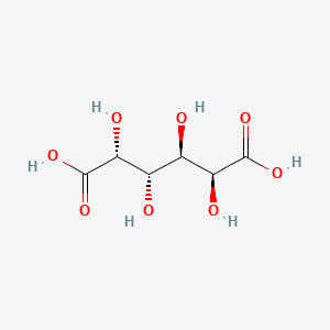 rel-(2R,3S,4R,5S)-2,3,4,5-Tetrahydroxyhexanedioic acid chemical structure (CAS 526-99-8)
