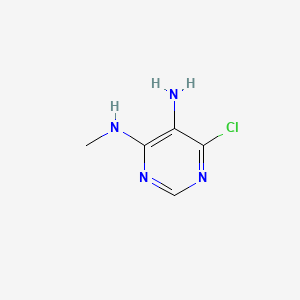 6-Chloro-N4-methyl-4,5-pyrimidinediamine chemical structure (CAS 52602-68-3)