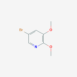 5-Bromo-2,3-dimethoxypyridine chemical structure (CAS 52605-98-8)