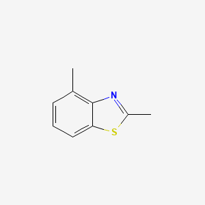 2,4-Dimethylbenzo[d]thiazole chemical structure (CAS 5262-63-5)