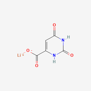 Lithium 2,6-dioxo-1,2,3,6-tetrahydropyrimidine-4-carboxylate chemical structure (CAS 5266-20-6)