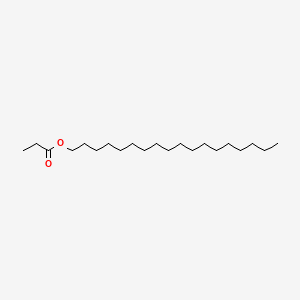 Octadecyl propionate chemical structure (CAS 52663-48-6)