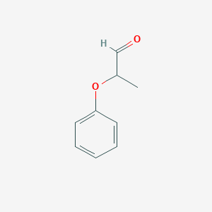 2-Phenoxypropanal chemical structure (CAS 52687-81-7)