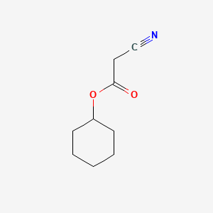 Cyclohexyl 2-cyanoacetate chemical structure (CAS 52688-11-6)