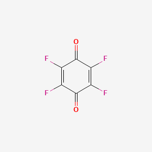 Tetrafluoro-1,4-benzoquinone chemical structure (CAS 527-21-9)