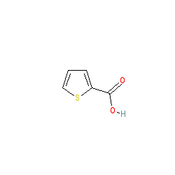 Thiophene-2-carboxylic acid chemical structure (CAS 527-72-0)