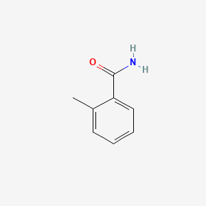 2-Methylbenzamide chemical structure (CAS 527-85-5)
