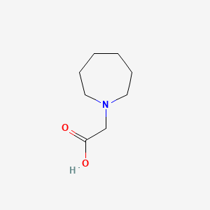 2-(Azepan-1-yl)acetic acid chemical structure (CAS 52703-80-7)