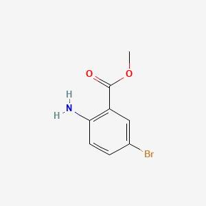 Methyl 2-amino-5-bromobenzoate chemical structure (CAS 52727-57-8)