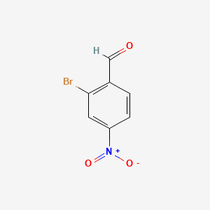 2-Bromo-4-nitrobenzaldehyde chemical structure (CAS 5274-71-5)