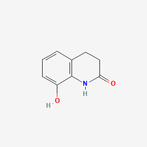 8-Hydroxy-3,4-dihydroquinolin-2(1H)-one chemical structure (CAS 52749-50-5)