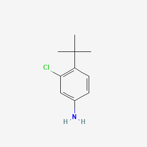 4-tert-Butyl-3-chloroaniline chemical structure (CAS 52756-36-2)