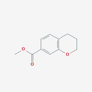 Methyl chromane-7-carboxylate chemical structure (CAS 527681-32-9)