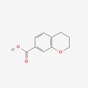 Chroman-7-carboxylic acid chemical structure (CAS 527681-33-0)