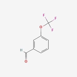 3-(Trifluoromethoxy)benzaldehyde chemical structure (CAS 52771-21-8)