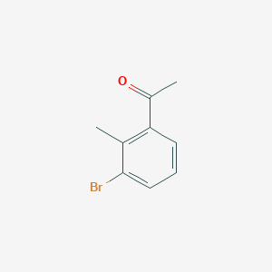 1-(3-Bromo-2-methylphenyl)ethanone chemical structure (CAS 52779-76-7)