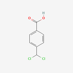 4-(Dichloromethyl)benzoic acid chemical structure (CAS 5278-91-1)