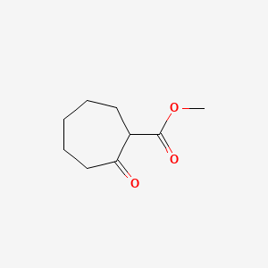 Methyl 2-Oxo-1-cycloheptanecarboxylate chemical structure (CAS 52784-32-4)